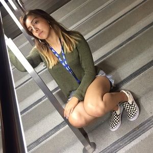 Green long sleeve shirt